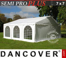 Namiot imprezowy 7x7m PVC, Biały