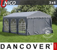 Namiot imprezowy UNICO 3x6m, Ciemny szary