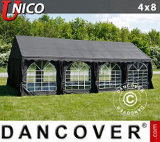 Namiot imprezowy UNICO 4x8m, Czarny